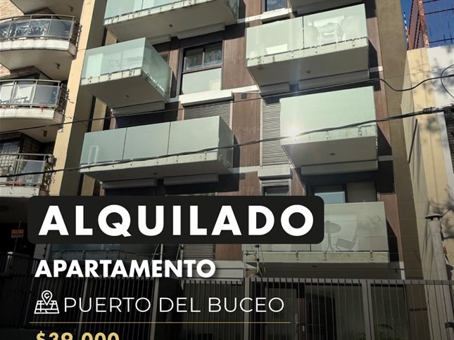ALQUILER APARTAMENTO 2 DORMITORIOS EN PUERTO DEL BUCEO CON GARAGE
