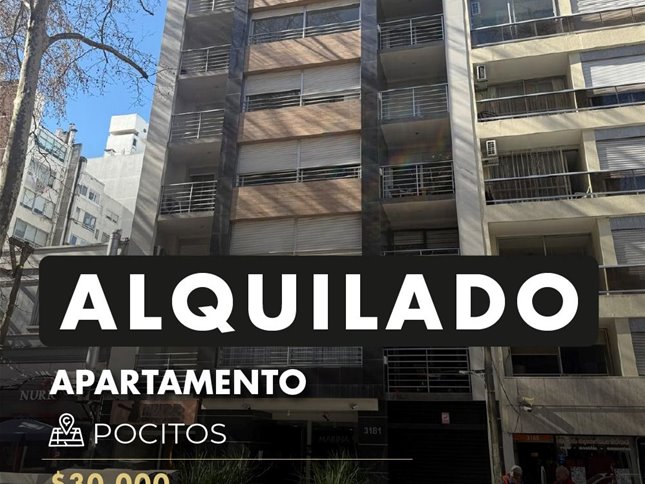 ALQUILER APARTAMENTO 1 DORMITORIO POCITOS