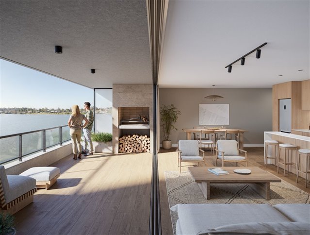 Apartamento de 2 dormitorios en parque de carrasco