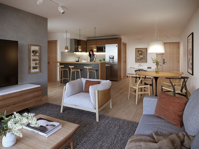 Apartamento de 1 dormitorio en pocitos