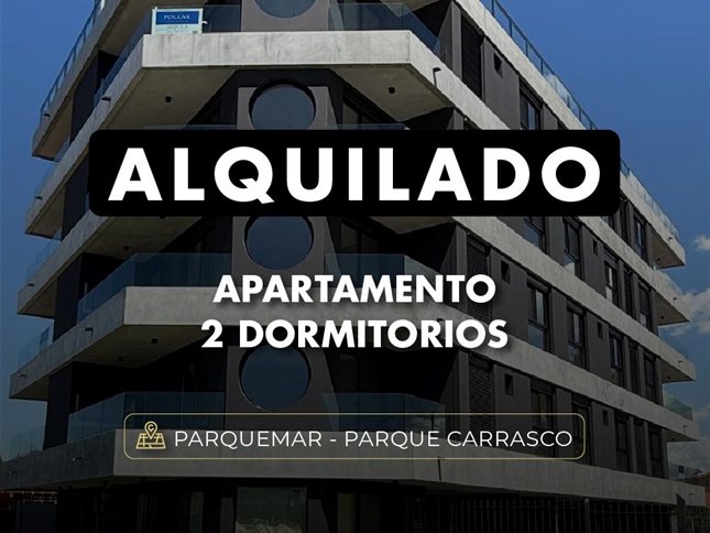 ALQUILER APARTAMENTO 2 DORMITORIOS SOBRE RAMBLA CON COCHERA