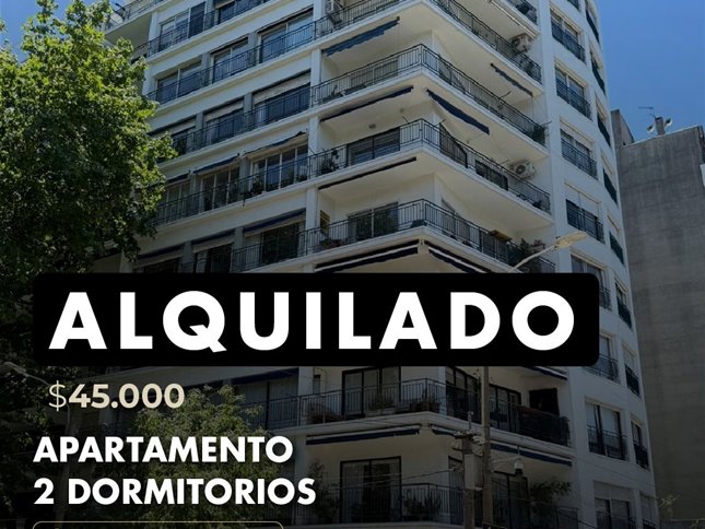 ALQUILER APARTAMENTO PUNTA CARRETAS 2 DORMITORIOS 2 BAÑOS