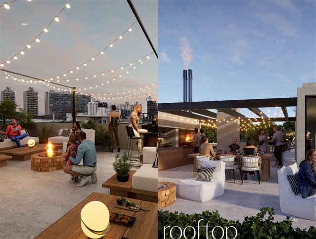 Venta apartamentos 1 dormitorio con terraza en Pocitos