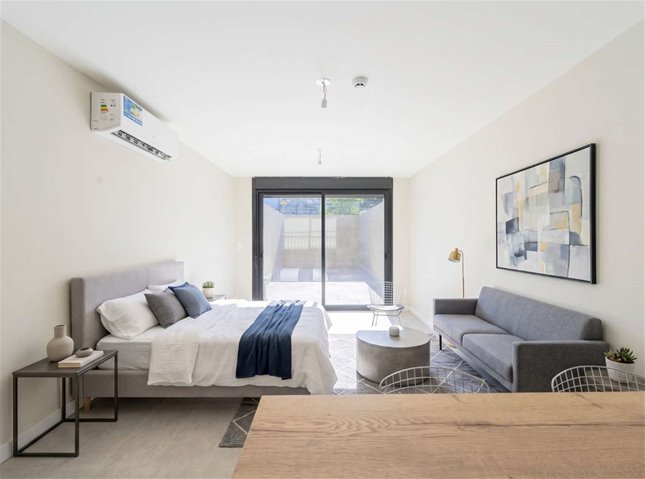 Monoambiente con patio en venta