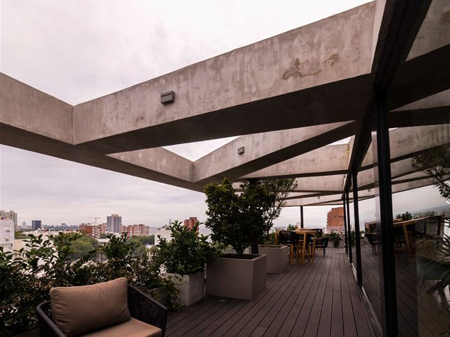 Apartamento de 1 dormitorio en alquiler con terraza en Centro