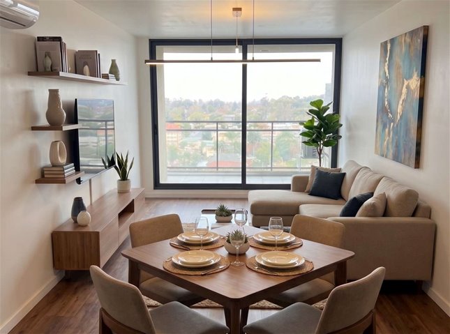 Apartamento de 2 dormitorios con vista al lago Y amenities