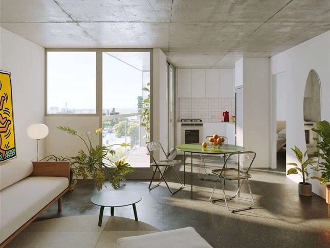 Apartamento de 3 dormitorios con patio en Palermo