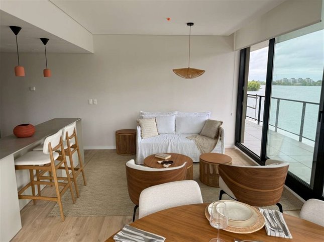 Apartamento de 1 dormitorio en ciudad de la costa