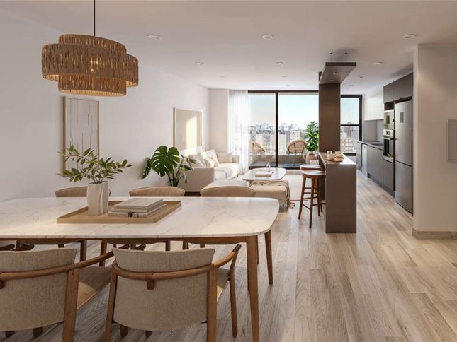 Apartamento de 1 dormitorio en piso 1 con terraza