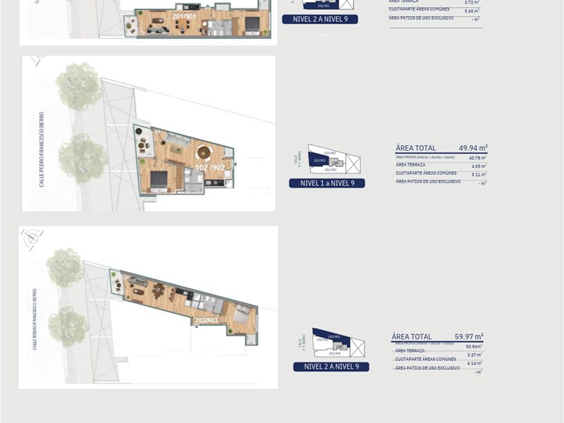 Apartamentos de 1 dormitorio a pasos de la Rambla, frente, orientación norte, obra tradicional, financiación bancaria - foto 3