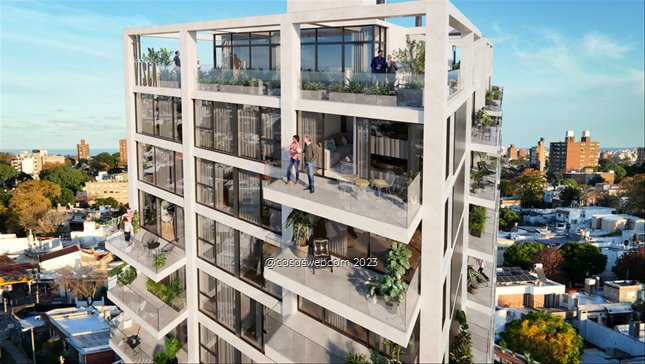 LA BLANQUEADA Venta Apartamento 1 Dormitorio con terrazas, muy luminoso, vistas despejadas, Barbacoa con parrillero, Beneficios fiscales por Ley de Vivienda Promovida - foto 4