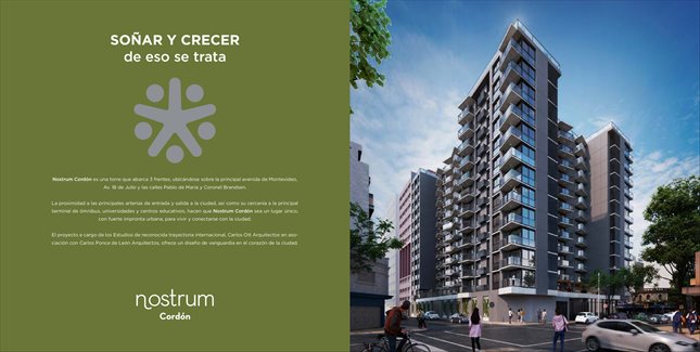 CORDON Venta Apartamento 1 Dormitorio, terrazas, finas terminaciones, AMENITIES: Barbacoa con parrillero, Gimnasio, Cowork, Beneficios fiscales por Ley de vivienda promovida - foto 4
