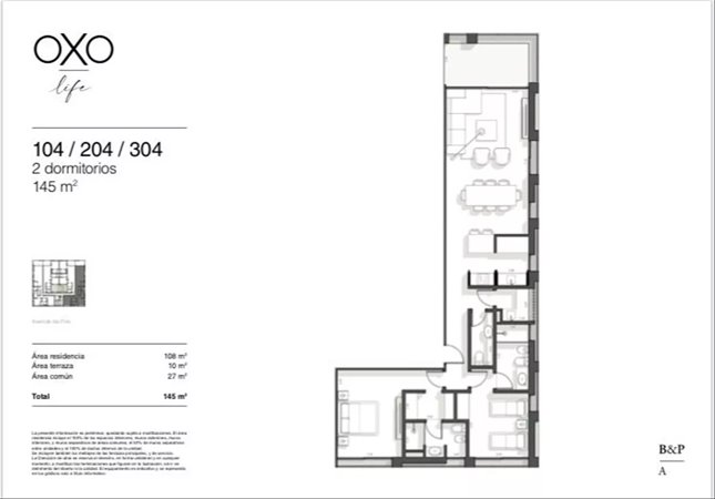 venta apartamento Barrio Parques Oxo Life 2 dormitorios en suite, garaje y amenities. - foto 3