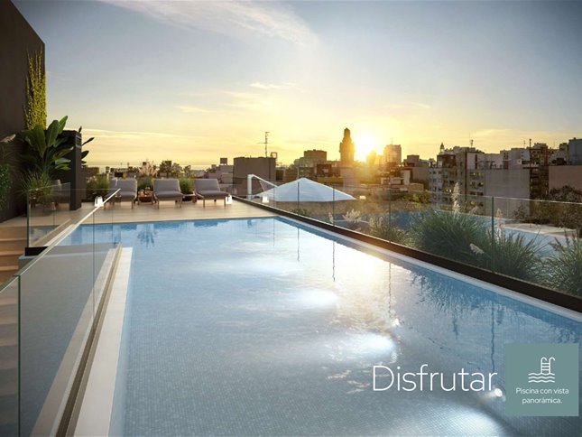 CENTRO Venta Apartamento 1 Dormitorio, terrazas, vistas despejadas, AMENITIES: Barbacoa con Parrillero, Beneficios Tributarios por Ley de Vivienda Promovida, Entrega: Diciembre 2026 - foto 2