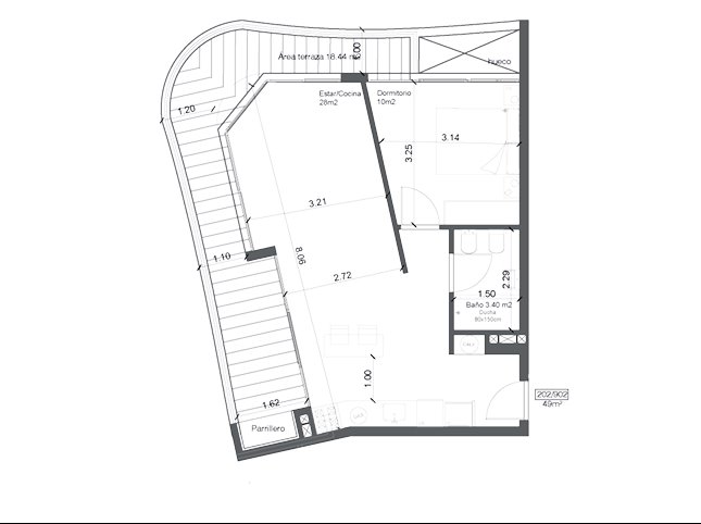 J.S. Venta apartamento 1 dormitorio cordón estrenar parrill - foto 1