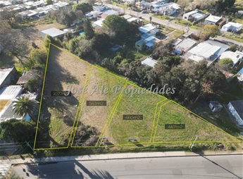 EN VENTA: 3 lotes sobre calle principal Roger Balet