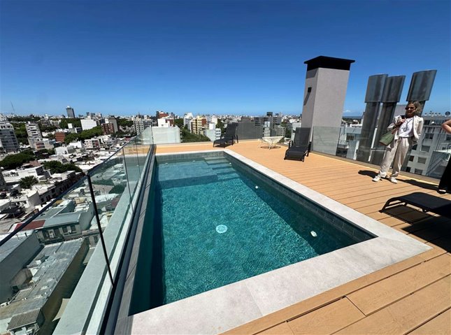 CORDON Venta Monoambiente Piso 12 con terraza, AMENITIES: Piscina, Barbacoa con Parrillero, Gimnasio, Cowork, Laundry, Beneficios fiscales por Ley de Vivienda Promovida, Entrega: Inmediata - foto 2
