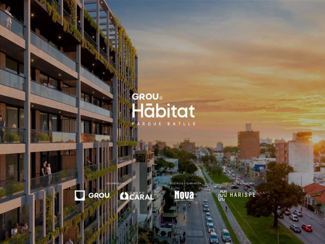 PARQUE BATLLE Venta Apartamento 1 Dormitorio Piso 12, vistas a la Rambla, amplia terraza, muy luminoso, Barbacoa con parrillero, Gimnasio, Beneficios fiscales por Ley de Vivienda Promovida - foto 3