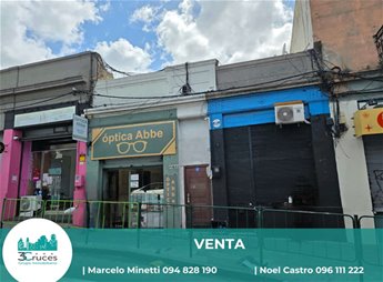 ATENCION INVERSORES!! PADRON UNICO DE 403M2 SOBRE AV AGRACIADA! 2 LOCALES RENTADOS + CASA DE 2 DORMITORIOS C/BARBACOA Y FONDO! PADRON CON FOS 100% Y ALTURA DE 21MTS! PASO MOLINO!!
