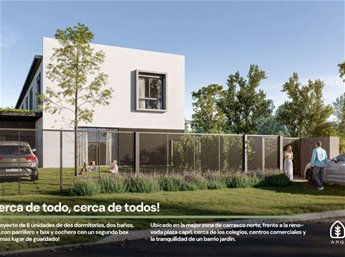 Plaza Capri  complejo de 6 casas de 2 dormitorios 2 baños patio con parrillero y cochera