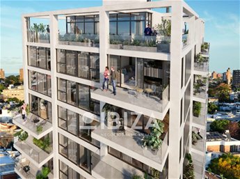 Venta Monoambiente en pozo con terraza y garage opcional en La Blanqueada