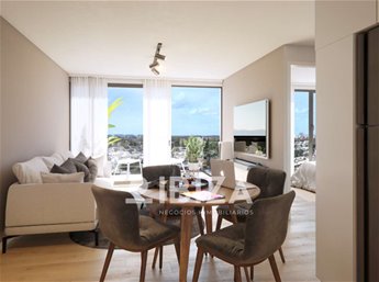 Venta 1 dormitorio en pozo con terraza y garage opcional en La Blanqueada