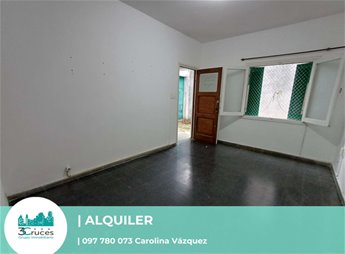 ALQUILER! APARTAMENTO DE 1 DORMITORIO!! PATIO EXCLUSIVO!! COCHERA ABIERTA!! PRADO!!