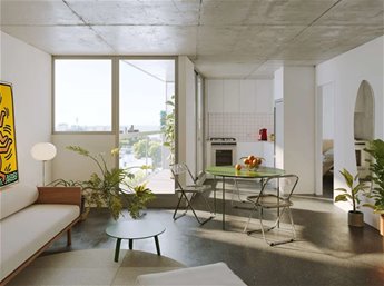 Apartamento de 3 dormitorios con patio en Palermo