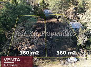 EN VENTA TERRENO EN EL ENSUEÑO DE 360M2. COLONIA.