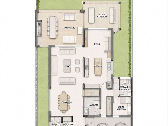 Venta Casa Carrasco Barrio Parques con Seguridad 4 Dormitorios 5 Baños Garaje - foto 5