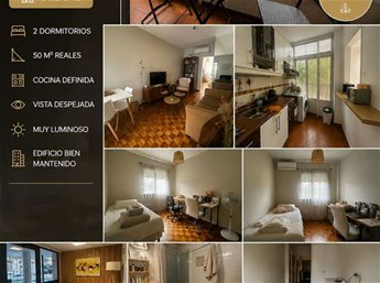 Apartamento soleado en Bvar. España y Pablo de María | 2 dorm