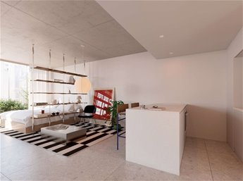MIRLO Studio con terraza en piso 10