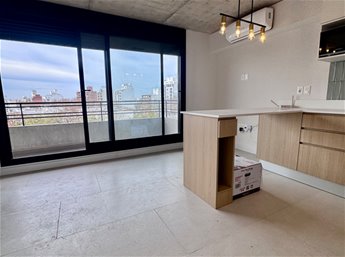 Alquiler Pocitos 1 dormitorio con terraza y garaje. Estrene