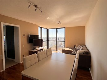 Apartamento Amoblado en Piso Alto con Vista 3 dorm, suite, gge