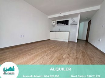 ALQUILA! EXCELENTE MONOAMBIENTE CON BALCON EN CORDON SUR! A POCAS CUADRAS DE LA RAMBLA!