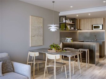 Apartamento de 2 dormitorios en piso 1 con terraza