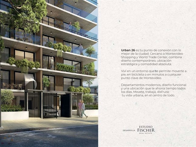 POCITOS NUEVO Proyecto URBAN 26, Pre Venta Apartamento 1 Dormitorio a 2 cuadras de la Rambla y 3 de Word Trade Center, finas terminaciones, AMENITIES: Barbacoa con parrillero - foto 4