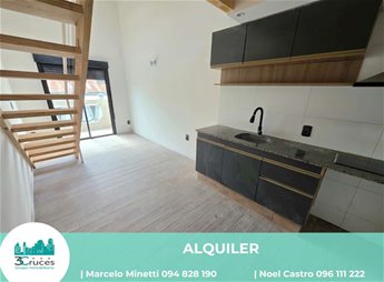 ALQUILA! MODERNO DUPLEX DE 1 DORMITORIO CON BALCON AL FRENTE! BAJOS GASTOS COMUNES! AGUADA!
