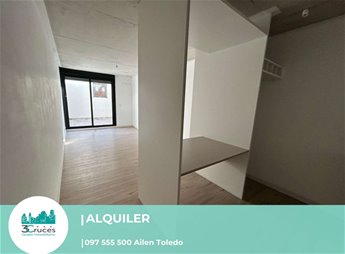 ALQUILER! MONOAMBIENTE CON GARAJE EN TRES CRUCES!
