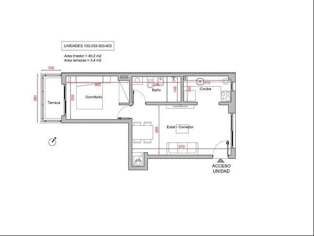 Apartamento 1 Dormitorio a estrenar  La Blanqueada  al frente con Terraza vivienda promovida - foto 3