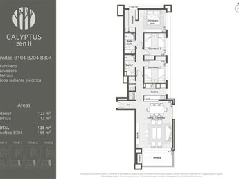 VENTA APARTAMENTO 3 DORMITORIOS CARRASCO - foto 5