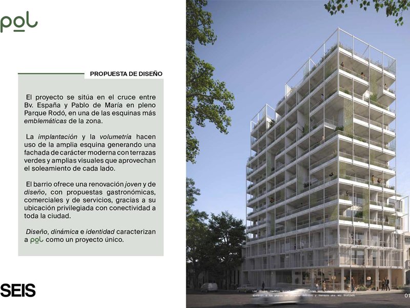 PARQUE RODO Venta Apartamento Penthouse 1 Dormitorio, terraza de 18m2, vistas despejadas, muy luminoso, finas terminaciones, AMENITIES: Barbacoa con Parrillero, Cowork, Laundry - foto 2