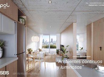 PARQUE RODO Venta Apartamento 1 Dormitorio, amplias terrazas, vistas despejadas, muy luminoso, finas terminaciones, AMENITIES: Barbacoa con Parrillero, Cowork, Laundry - foto 5