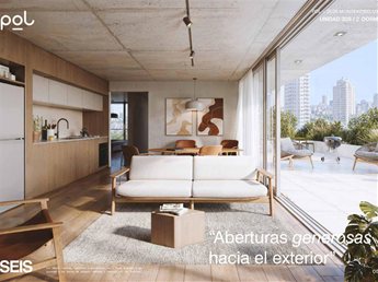 PARQUE RODO Venta Apartamento Monoambiente, terrazas, vistas despejadas, muy luminoso, finas terminaciones, AMENITIES: Barbacoa con Parrillero, Cowork, Laundry - foto 5