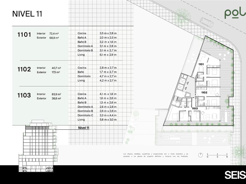 PARQUE RODO Venta Apartamento Penthouse 2 Dormitorios, terraza de 71m2, vistas despejadas, muy luminoso, finas terminaciones, AMENITIES: Barbacoa con Parrillero, Cowork, Laundry - foto 2