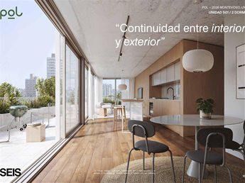 PARQUE RODO Venta Apartamento Penthouse 2 Dormitorios, terraza de 71m2, vistas despejadas, muy luminoso, finas terminaciones, AMENITIES: Barbacoa con Parrillero, Cowork, Laundry