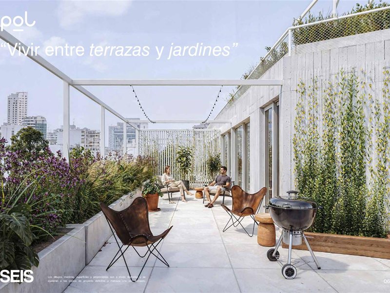 PARQUE RODO Venta Apartamento Penthouse 3 Dormitorios, terraza de 40m2, vistas despejadas, muy luminoso, finas terminaciones, AMENITIES: Barbacoa con Parrillero, Cowork, Laundry - foto 2