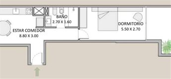 Casa Berro | Última unidad con patio de 33 m² | 1 dorm. a estrenar en Pocitos | Entrega inmediata | USD 230.000 - foto 7