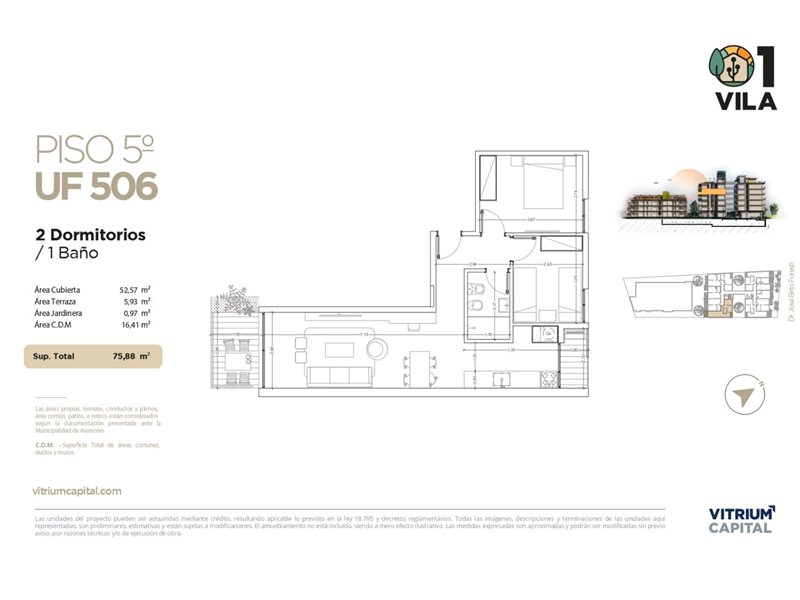 Venta apartamentos de  1 y 2 dorm. a estrenar a una cuadra Hospital de Clínicas, se entrega ya ! - foto 2