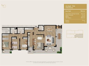 Apartamento en Carrasco